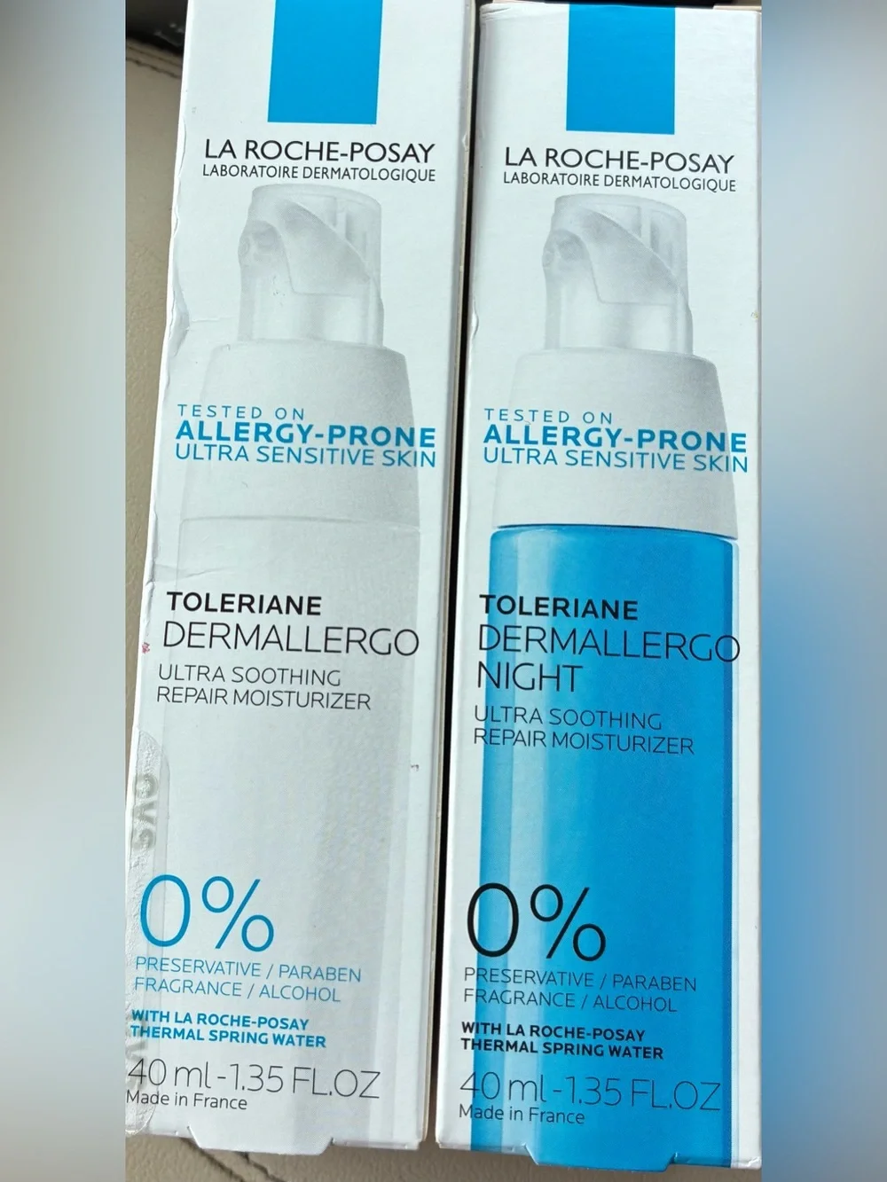 La Roche-Posay Toleriane Dermallergo Day + Night Moisturizer Set 2pc